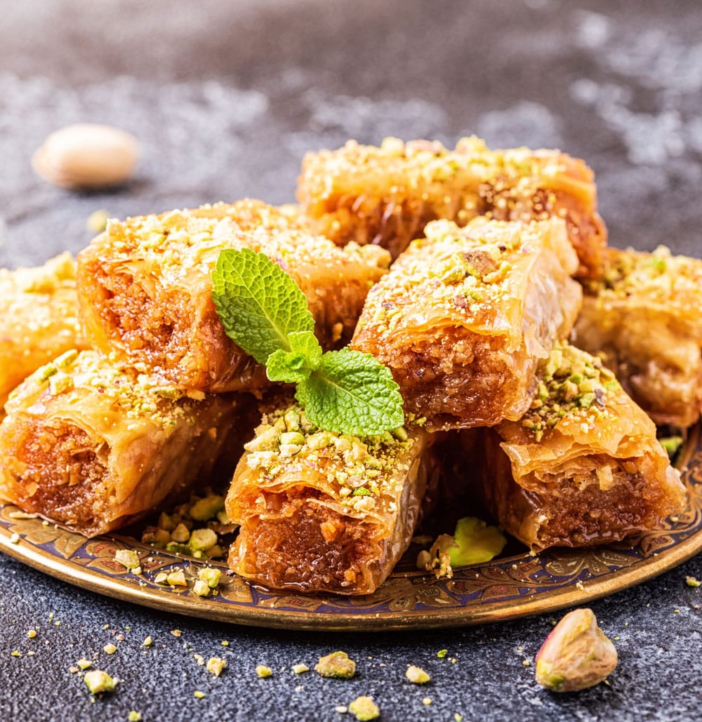 Homemade baklava with orange water - Greenfields Store